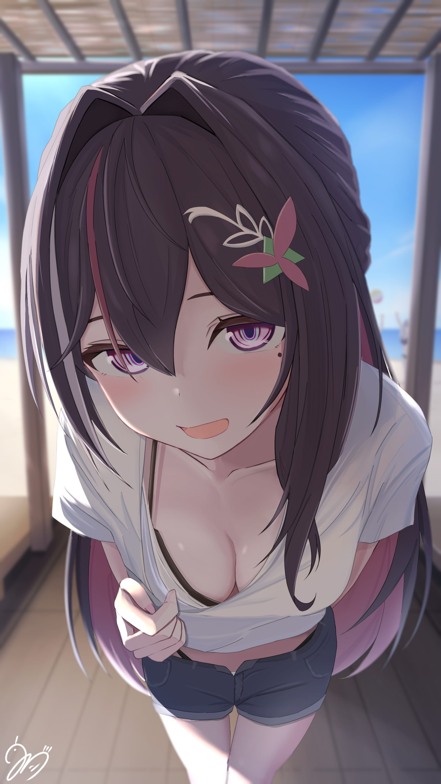 水着？着てきたよ、ほら♡