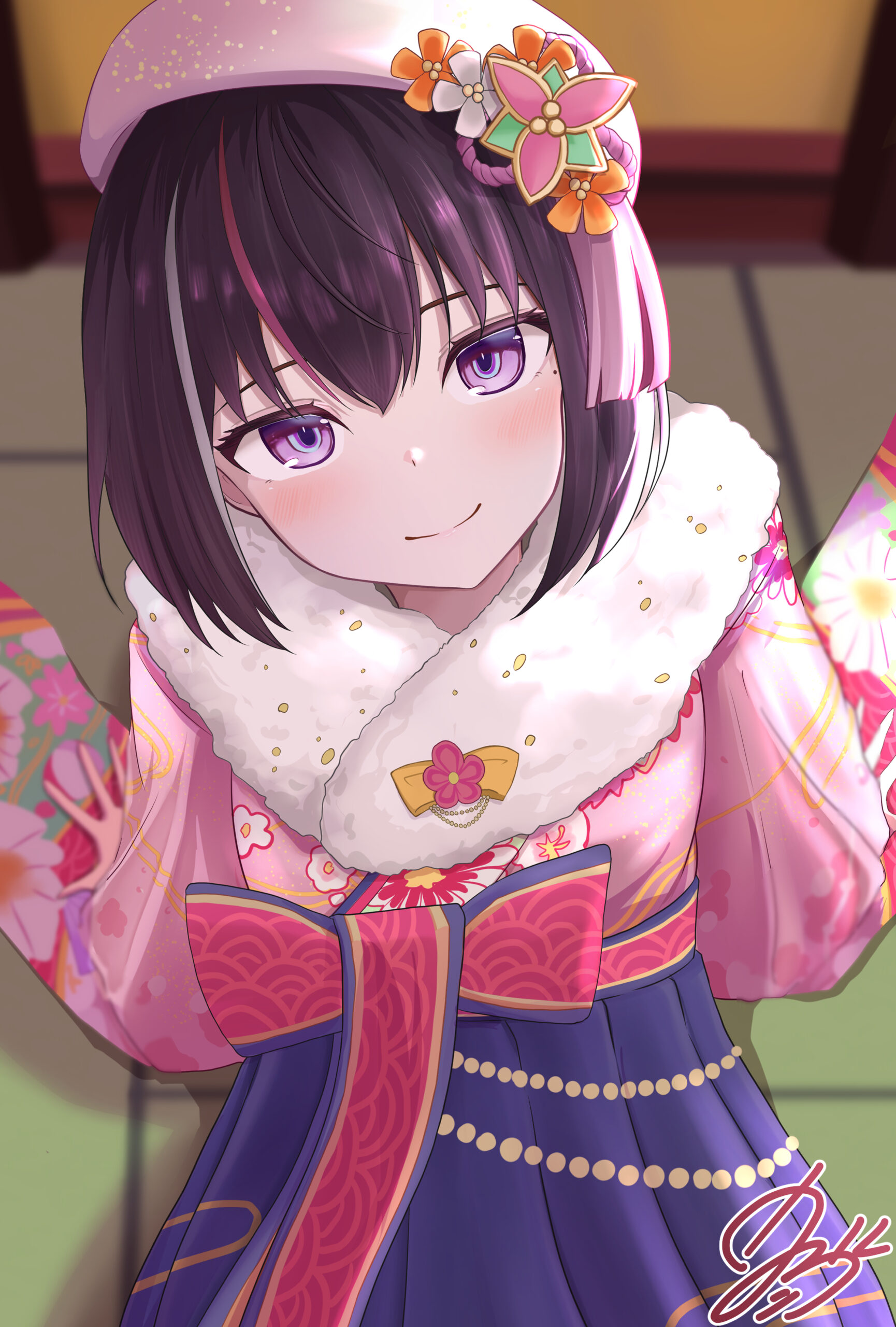 新しい年、いつもの微笑み